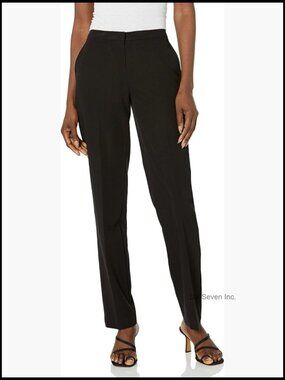 Tapered Leg Trouser Pant - Stretch Dress Pants for Work